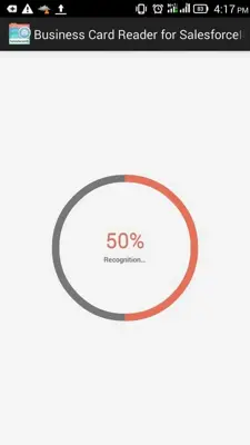 Business Card Reader for SalesforceIQ CRM android App screenshot 2